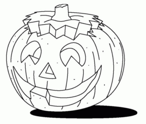 Disegno di zucca di Halloween da stampare e colorare 75