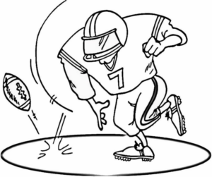 Disegno di football americano da stampare e colorare 45 Disegno di football americano da stampare e colorare 45