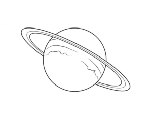 Disegno di pianeta da stampare e colorare 35