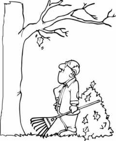 Disegno di giardiniere da stampare e colorare 53