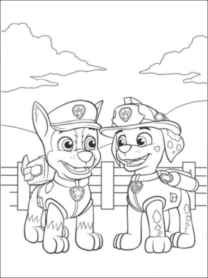 Disegno di Paw Patrol – Cane pompiere da stampare e colorare 27 Disegno di Paw Patrol – Cane pompiere da stampare e colorare 27