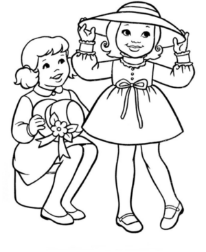 Disegno di bambino da stampare e colorare 61