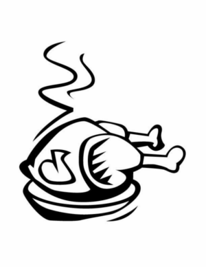 Disegno di carne da stampare e colorare 25