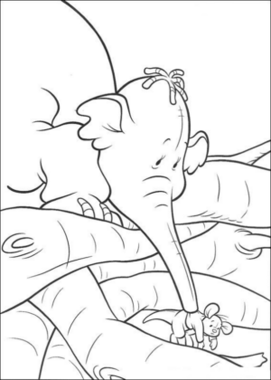 Disegno di Dumbo da stampare e colorare 40