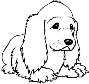 Disegno di cane da stampare e colorare 179