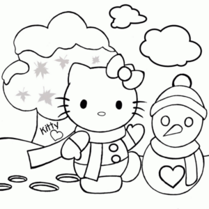 Disegno di Hello Kitty da stampare e colorare 75