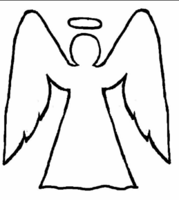 Disegno di angelo da stampare e colorare 70