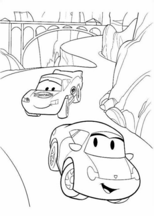 Disegno di Cars da stampare e colorare 238