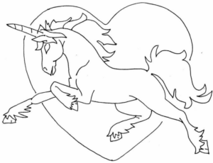 Disegno di unicorno da stampare e colorare 22