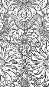 Disegno di mandala da stampare e colorare 1318