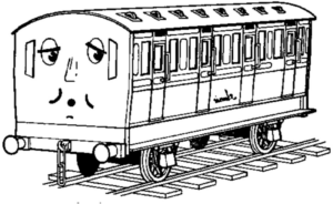 Disegno di treno da stampare e colorare 87