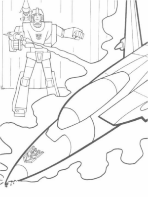 Disegno di Transformers da stampare e colorare 110