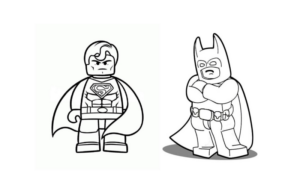 Disegno di LEGO Batman da stampare e colorare 1