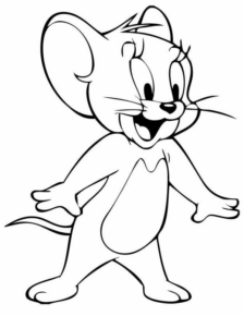Disegno di Tom e Jerry da stampare e colorare 62