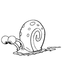 Disegno di lumaca da stampare e colorare 10