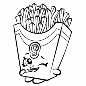 Disegno di fast food da stampare e colorare 38