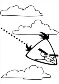 Disegno di Angry birds da stampare e colorare 53
