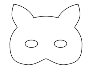 Disegno di maschera da stampare e colorare 32