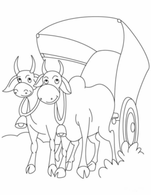 Disegno di carrozza da stampare e colorare 9