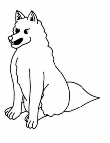 Disegno di lupo da stampare e colorare 67