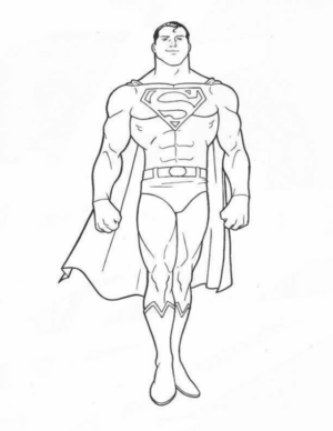 Disegno di Superman da stampare e colorare 39