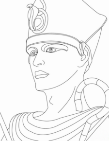 Disegno di Impero Egizio da stampare e colorare 50