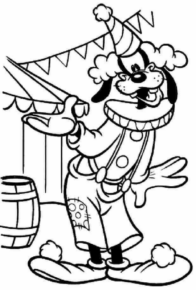 Disegno di Pippo da stampare e colorare 3