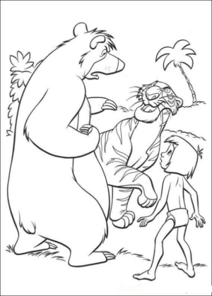 Disegno di Il libro della giungla da stampare e colorare 44 Disegno di Il libro della giungla da stampare e colorare 44
