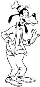 Disegno di Pippo da stampare e colorare 48
