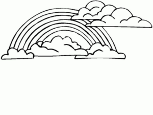 Disegno di arcobaleno da stampare e colorare 83