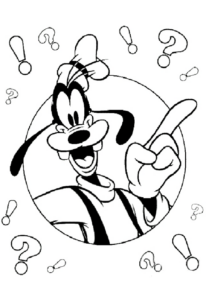 Disegno di Pippo da stampare e colorare 35