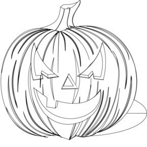 Disegno di zucca di Halloween da stampare e colorare 42
