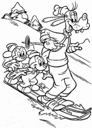 Disegno di Pippo da stampare e colorare 20