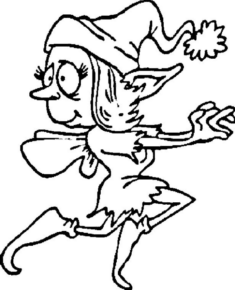 Disegno di fata da stampare e colorare 4