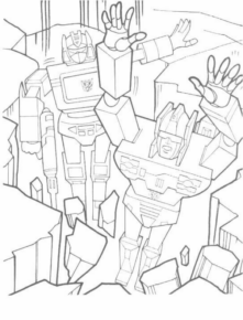 Disegno di Transformers da stampare e colorare 108
