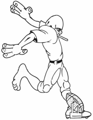 Disegno di football americano da stampare e colorare 42 Disegno di football americano da stampare e colorare 42