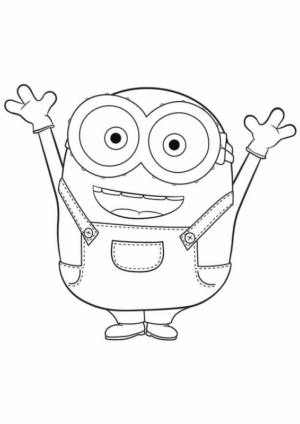 Disegno di Cattivissimo me – Minions da stampare e colorare 86 Disegno di Cattivissimo me – Minions da stampare e colorare 86