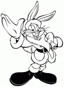 Disegno di Bugs Bunny da stampare e colorare 9