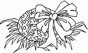 Disegno di uovo di Pasqua da stampare e colorare 14