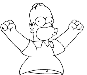 Disegno di I Simpson da stampare e colorare 30