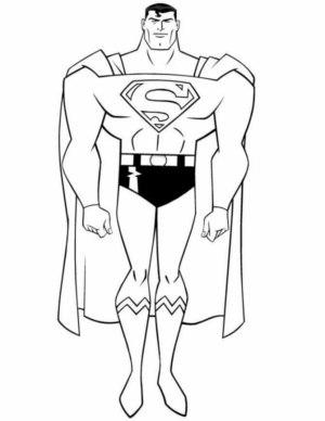 Disegno di Superman da stampare e colorare 40