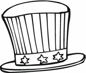 Disegno di cappello da stampare e colorare 24