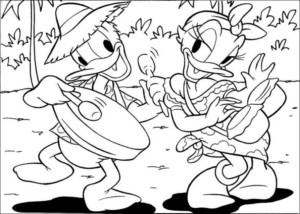 Disegno di Paperina da stampare e colorare 17