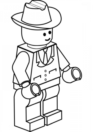 Disegno di LEGO City da stampare e colorare 10