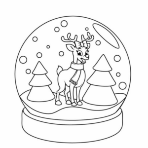 Disegno di albero di Natale da stampare e colorare 118