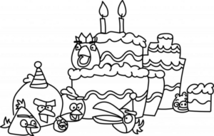 Disegno di compleanno da stampare e colorare 63
