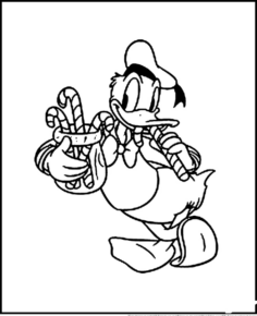 Disegno di Paperino da stampare e colorare 52