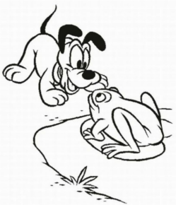 Disegno di Pluto da stampare e colorare 53