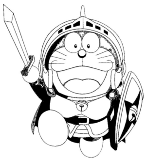 Disegno di Doraemon da stampare e colorare 8