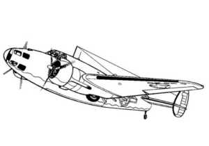 Disegno di aereo militare da stampare e colorare 50